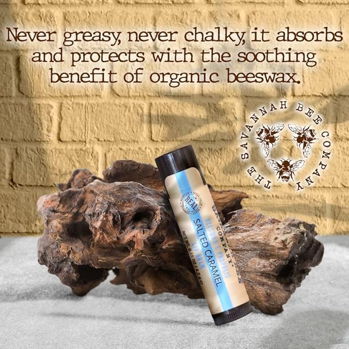 Savannah Bee Company Lip Balm - Lip Moisturizer for Chapped Lips - Hydrating Lip Balm with Pure Honey-Velvo Beauty