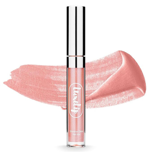 LuxeLip™ Matte Lipstick, Hydrating Non-Sticky Lip Gloss for Luminous Shine & Moisturized Lips, Lightweight, Long-Lasting Glossy Finish, Cruelty-Free Lip Makeup for Women (Luminous Pearl, 8ml)-Velvo Beauty