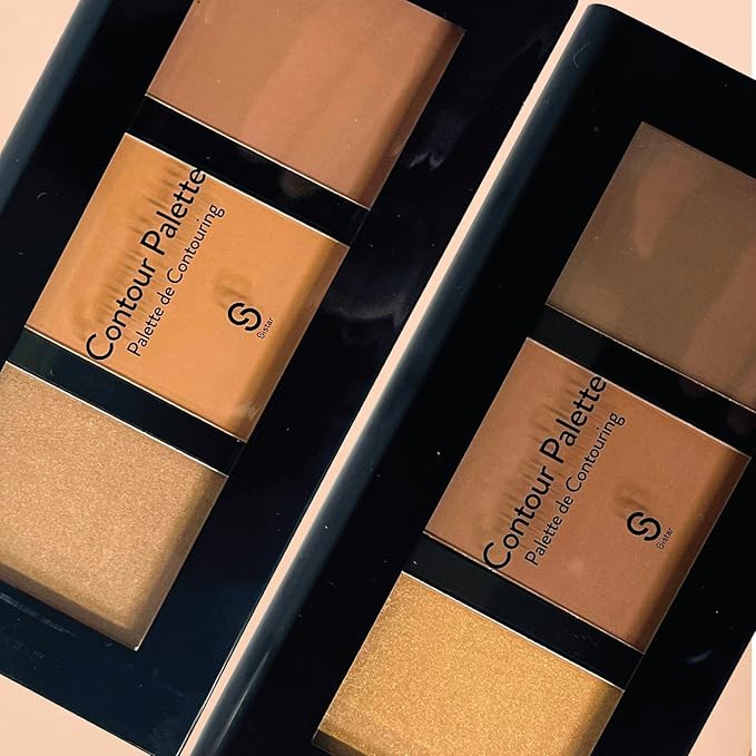 Sistar Shimmer Contour Palettes Define Natural Depth Lighten Darken Shading Bronzing And Highlighting-Velvo Beauty