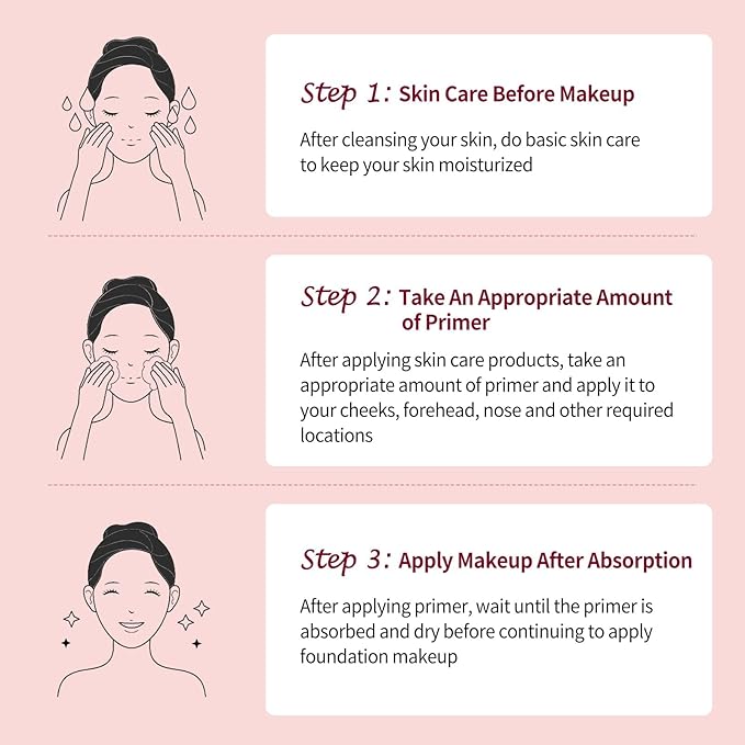 UCANBE 5-Color Skin Tone Adjusting Primer Set: Smooth, lightweight face primer - a long-lasting base for face makeup, suitable for all skin types-Velvo Beauty