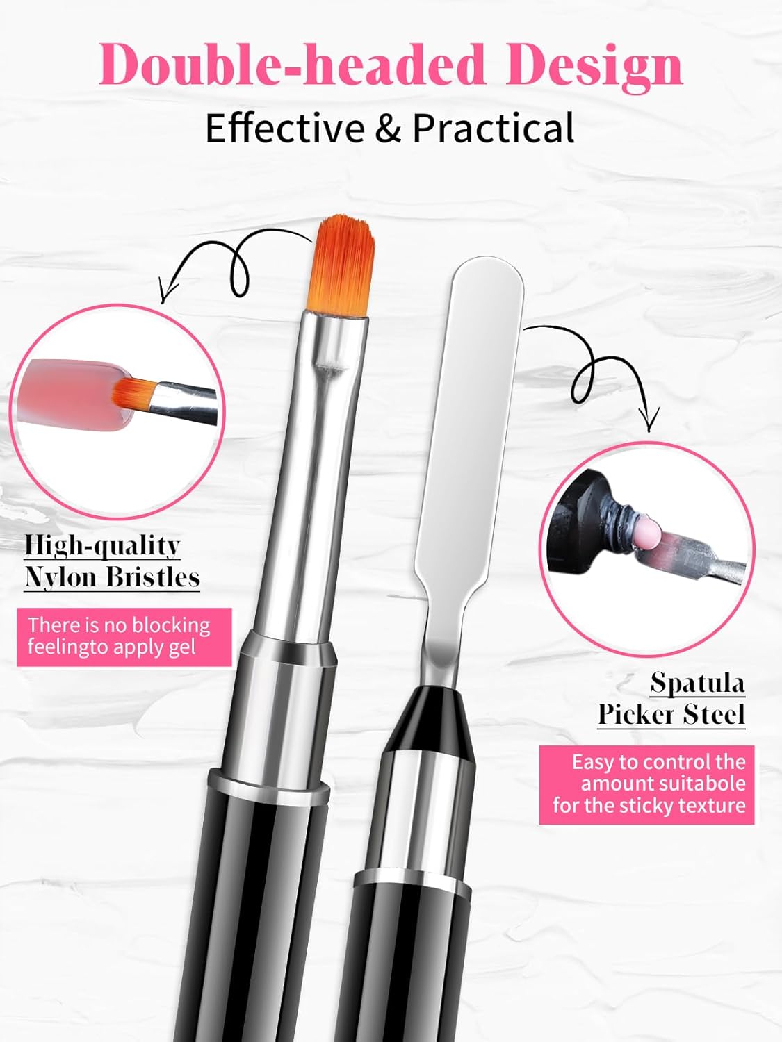 EBANKU Poly Gel Nail Forms - 96PCS Dual Forms for Builder Nail Extension, 4 Style 12 Size Dual Forms Set with 2.5oz Slip Solution, Brush, File, 5PCS Clips-Velvo Beauty