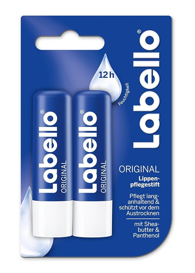 Labello Classic Care Lip Balm 0.18 oz / 4.8g (Pack of 2)-Velvo Beauty