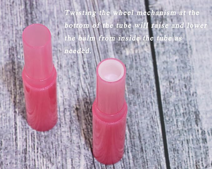 0.14oz Empty Flavored Lip Balm Container Tubes Plastic Homemade Moisturizing Lip Stick with Caps Bulk Fit for Women Adult DIY Making Supplies, 25 Count (Red)-Velvo Beauty