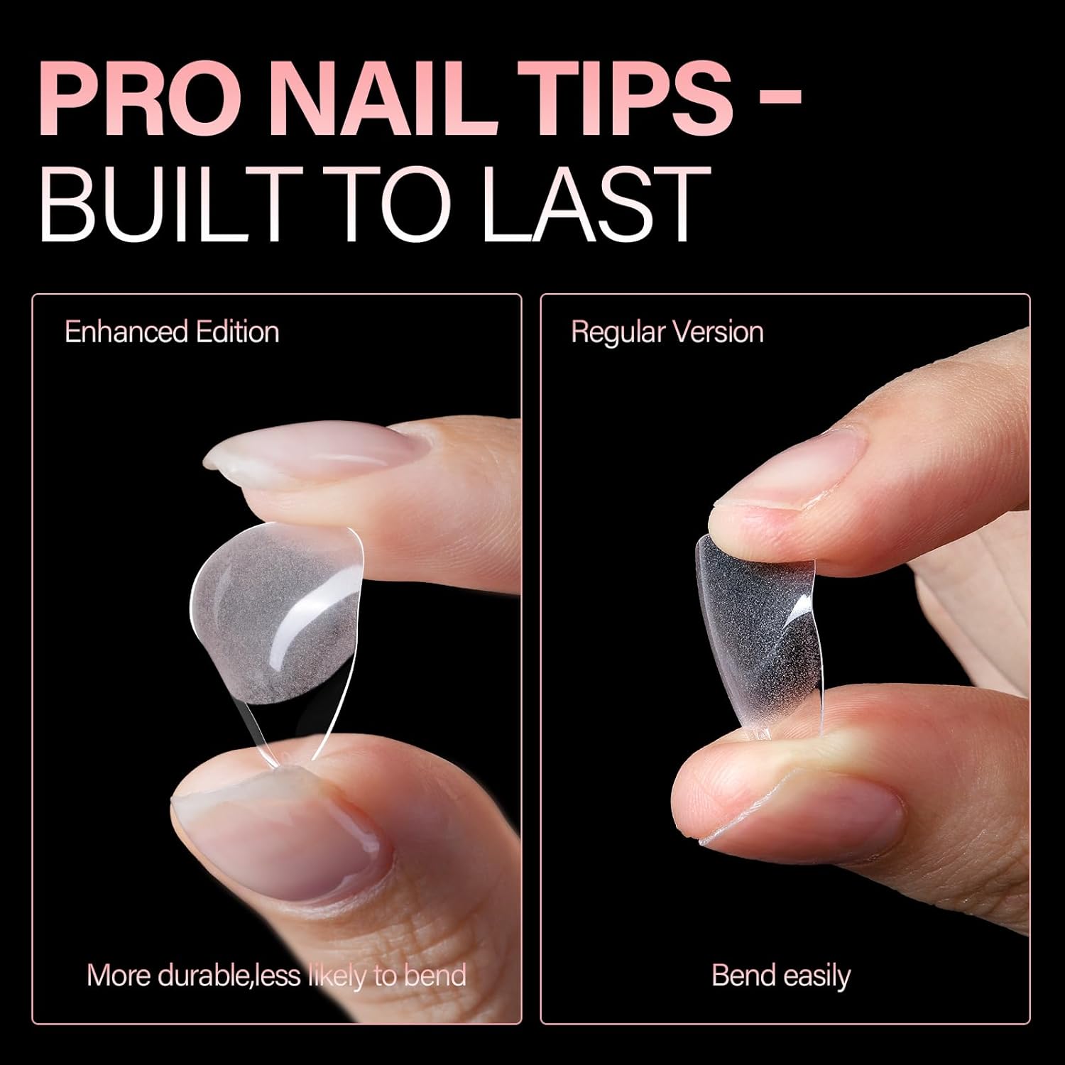 AILLSA Short Almond Nail Tips - Thickened Pre-shaped False Nail Tips Short Almond Shaped Half Matte Nails Tips, Fake Nails Extension 450pcs 15 Sizes with Storage Box-Velvo Beauty