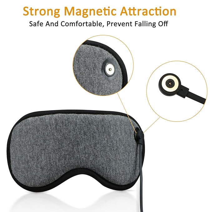 Heated Steam Eye Mask, Warm Compress For Eyes, Pressure Relief Eye Mask For Sleeping, Relieve Eye Fatigue and Eye Strain-Velvo Beauty