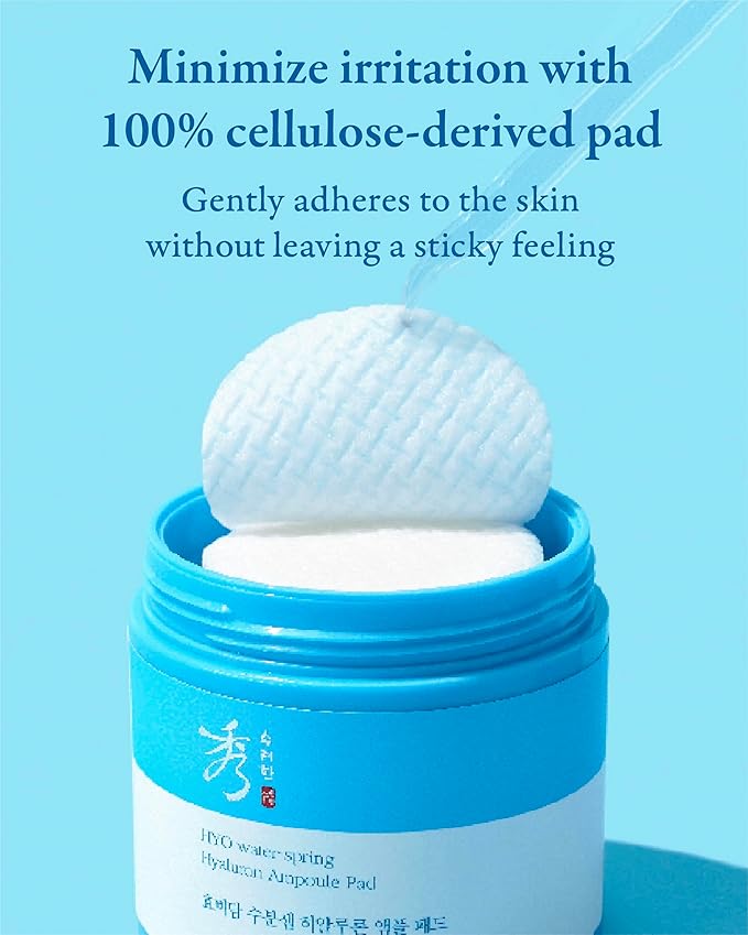 Sooryehan HYOBIDAM Cotton Facial Toner Pads (160 ml/5.41 fl oz * 2 ea) - Gentle Daily Toner Pads for Soothing, Moisturizing, and Exfoliating. Hyaluronic Acid. Korean Skin Care-Velvo Beauty