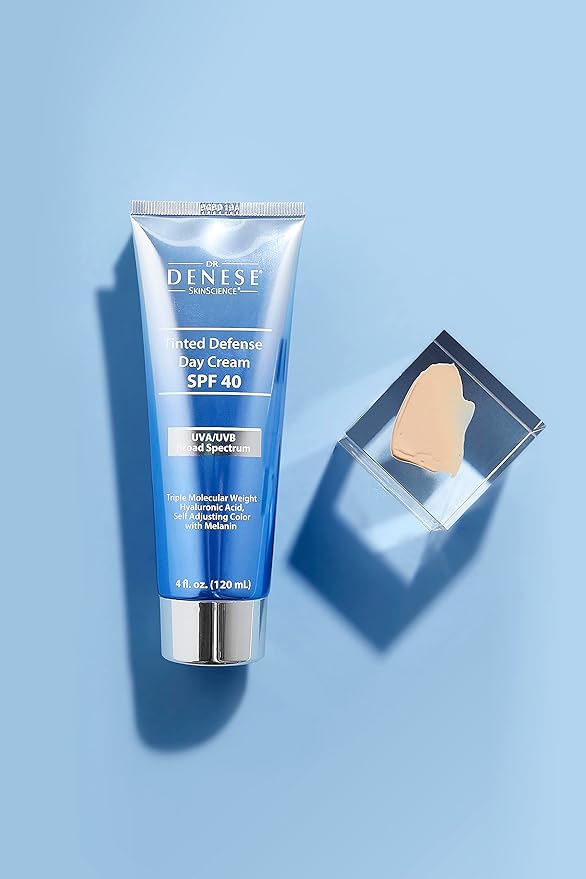 Dr. Denese SPF 40 Defense Day Cream, Anti-Aging BB (Beauty Balm) cream, CC (Color Correcting) cream, Universal Shade for ALL Skin Types- 4oz-Velvo Beauty
