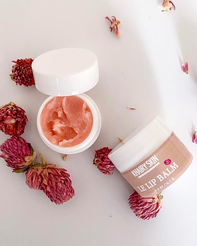 100% Natural Lip Balm and Lip Scrub Duo - Intensive Lip Care Therapy for Dry and Chapped Lips - Made with Cranberry Butter - 100% Vegan-Velvo Beauty