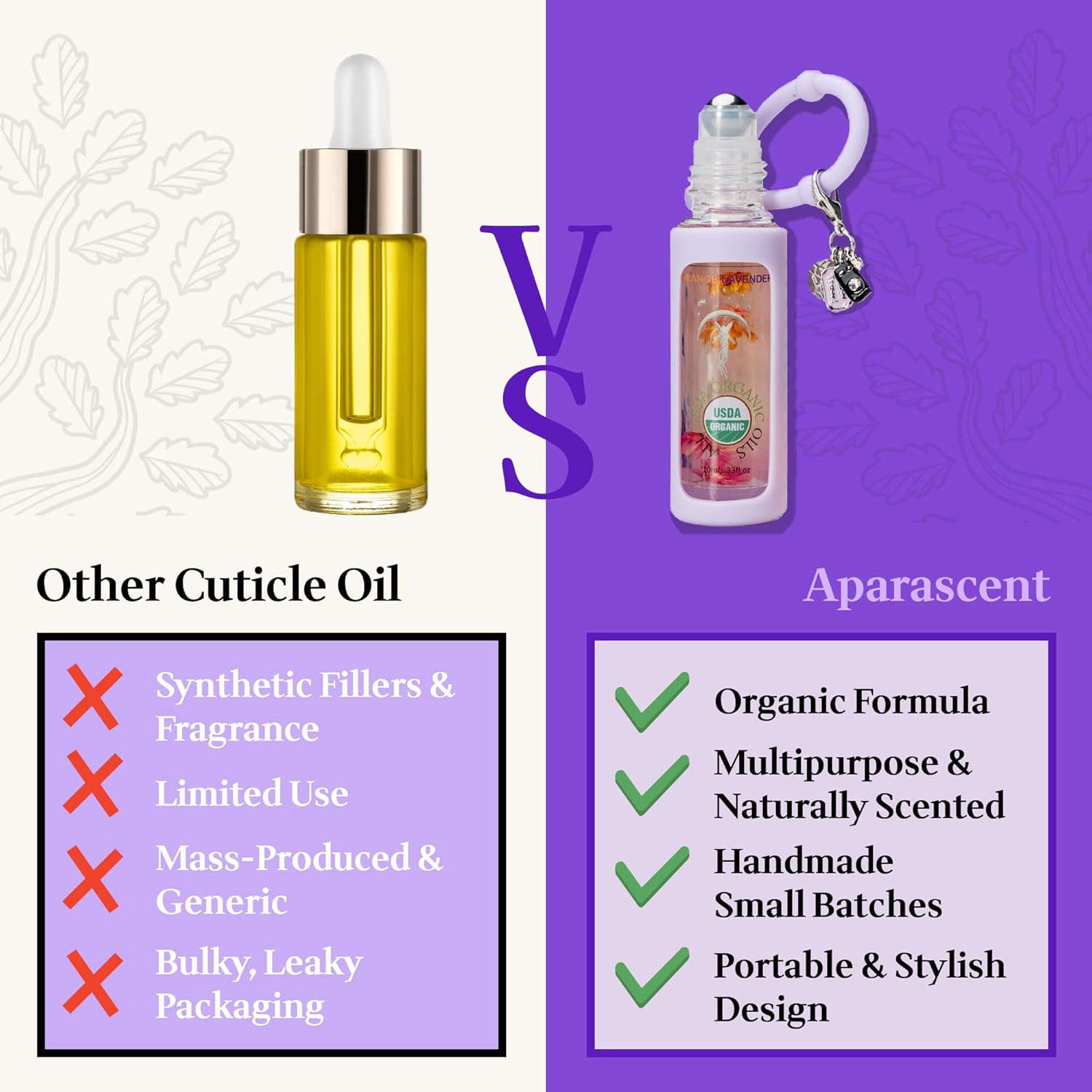 Gourmand Royal Queen Nectar Organic Nail Cuticle Oil Pen with Jojoba, Coconut MCT, and Rosehip for Nail Hydration, Growth & Strength, Travel Size Keychain(0.34 Fl Oz)-Velvo Beauty