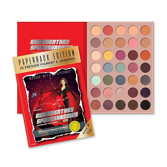 Rudementary Speyeshadows Eyeshadow Palette - Paperback Edition by Rude Cosmetics for Women - 0.74 oz Palette-Velvo Beauty