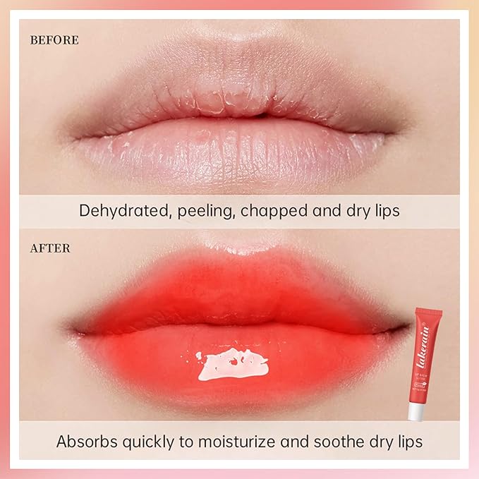 Erinde Lip Butter Balm, Moisture Hydration Lip Butter Gloss, Sheer Tinted Lip Mask and Lip Balm, Soothing Lip Treatment Care Makeup, Shine Lip Glow Oil for Dry, Chapped Lips, 01 Vanilla-Velvo Beauty