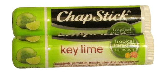 Chapstick Brand Lip Balm Key Lime Tropical Paradise (Pack of 2)-Velvo Beauty