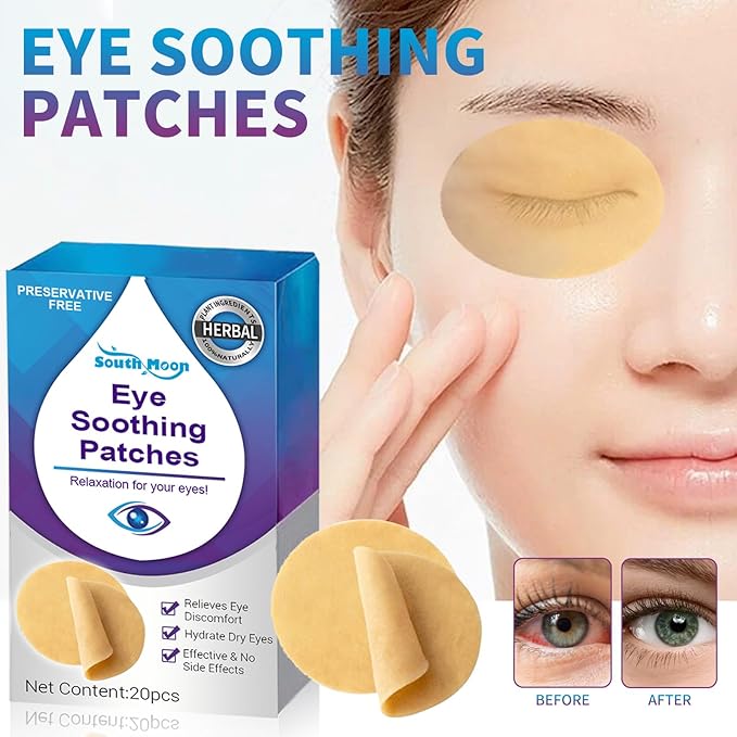 Eye Care Patch 20PCS Eye Pads for Tired Eyes & Dry Eyes Eye Cooling Pads for Puffy Eyes, Office Eye Relief & Refresh Refresh and Revitalize Tired Eyes-Velvo Beauty