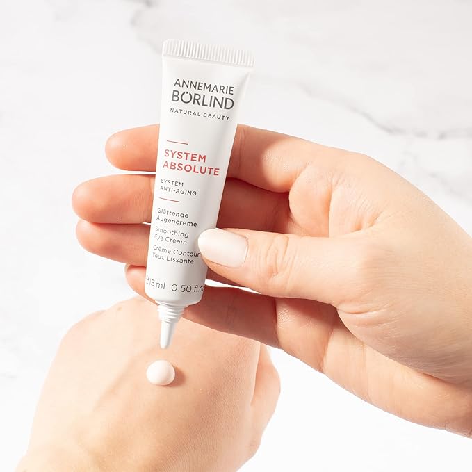 ANNEMARIE BÖRLIND - SYSTEM ABSOLUTE Smoothing Eye Cream - Vitamin C, Darutoside and Caffeine Eye Wrinkle Smoothing - Tones, Plumps, and Rejuvenates - 0.5 Fl Oz-Velvo Beauty