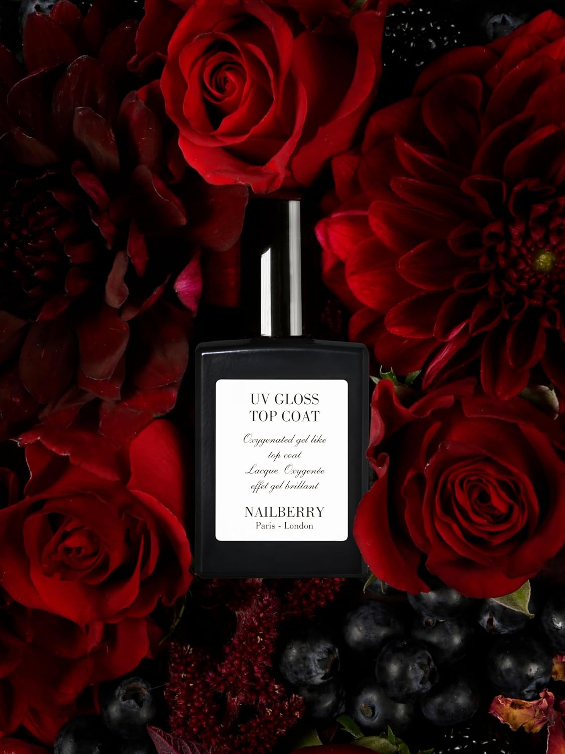 UV Gloss Top Coat | Gel-Like Finish Nail Top Coat | Fast Drying Without UV or LED Lamps | Chip-Resistant, Oxygenated Gloss Top Coat | Vegan | Certified Halal & Cruelty Free | 25-Free | 15 ml-Velvo Beauty