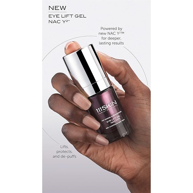 Eye Lift Gel NAC Y2 | Visibly Reduce Fine Lines & Dark Circles| Puffy Eye Serum | Combats Early Signs of Aging (0.5 fl oz)-Velvo Beauty