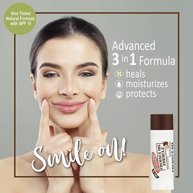 Palmer's Coconut Oil Formula Lip Balm with SPF 15, 0.15 Ounce-Velvo Beauty