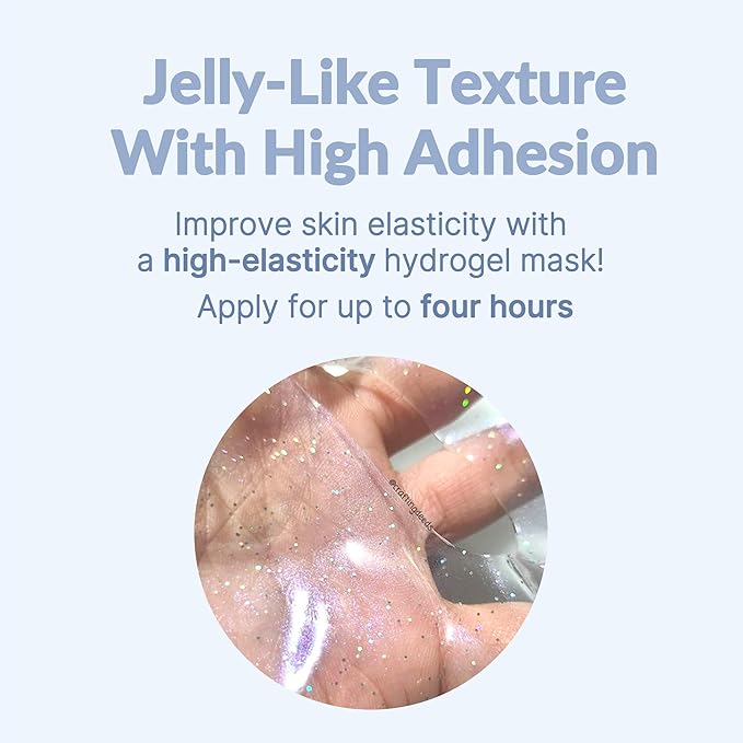 Avocado Heart-Shaped Collagen Under Eye Masks | Brightening Eye Mask Pads w/Hyaluronic Acid & Niacinamide | Hydrogel Depuffing Under Eye Patches for Dark Circles and Puffiness (Pack of 10)-Velvo Beauty