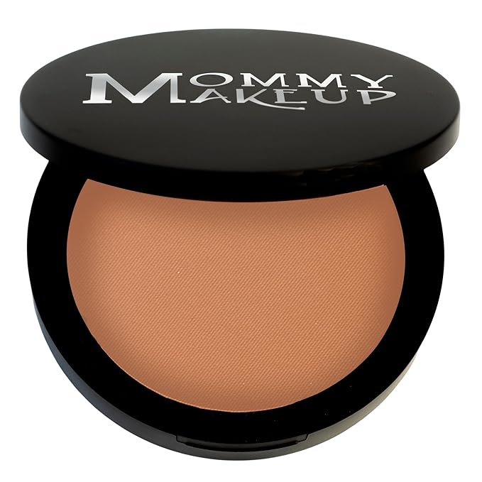 Mineral Dual Powder in Toasted (Medium Dark Tan) | 4-in-1 Pressed Mineral Foundation with SPF 15 for Flawless Glow & Soft Looking Skin | Oil Free, Talc Free, Gluten Free | 0.45 Oz | by Mommy Makeup-Velvo Beauty