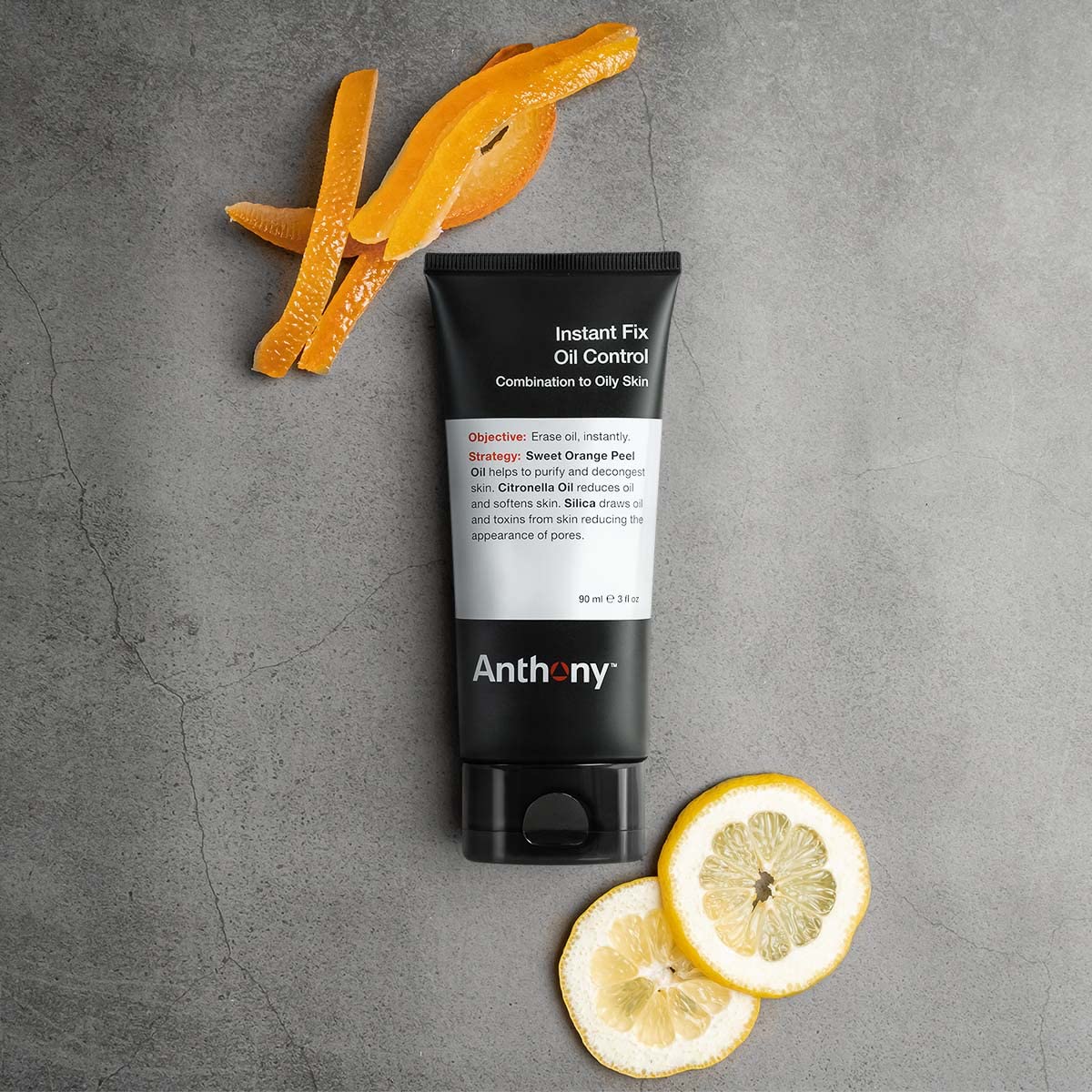 Anthony Instant Fix Oil Control for Men – Mattifying Lotion for Oily Skin – Moisturizer and Pore Minimizer Instantly Eliminates Shine – 3 Fl Oz-Velvo Beauty