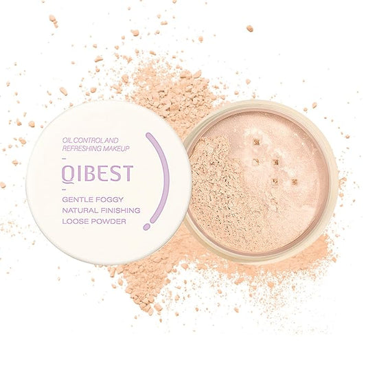 Setting Powder Loose Face Powder Lightweight Soft Smooth Brighten Minimizes Pores Long Lasting Oil Control Loose Powder Makeup For Matte Flawless Finish 00#Prism-Velvo Beauty