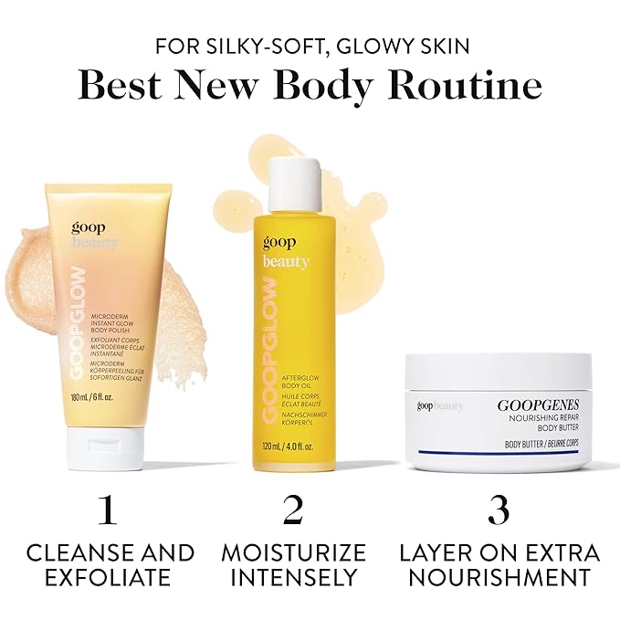 goop Beauty Body Oil | Moisturizer for Dry Skin | Kakadu Plum & Sea Buckthorn Oils | Instant Hydration to Firm & Smooth | 4 fl oz-Velvo Beauty