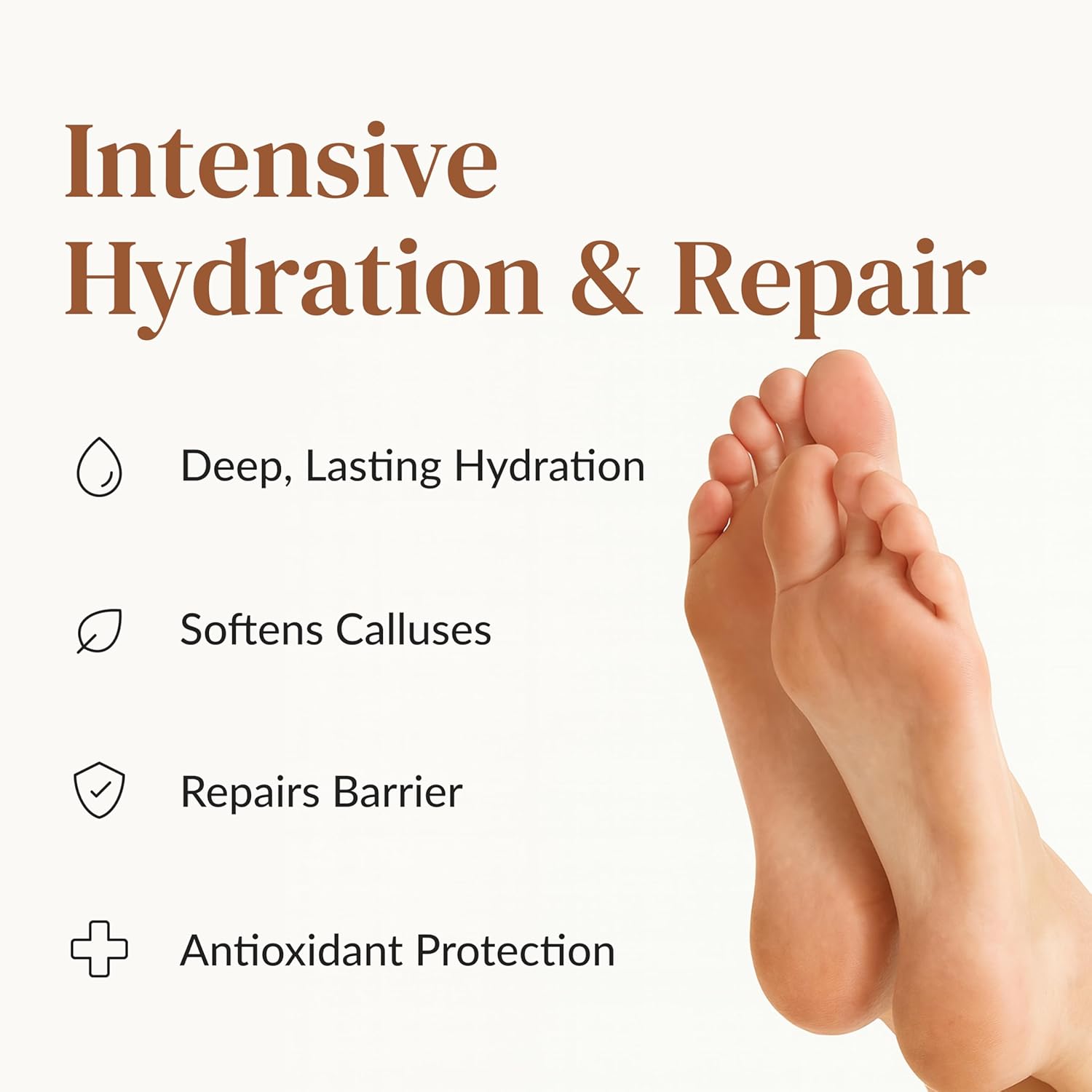 Epielle Hydrating Foot Masks 6 Pairs, Deep Moisturizing Socks for Dry Feet & Cracked Heels, Relieve and Soften with Shea Butter & Jojoba Oil, Korean Skin Care, Spa Set, Self Care Gifts for Women-Velvo Beauty