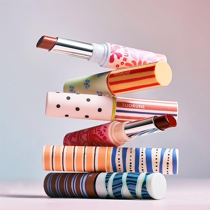 Hydrating Tined Lip Blams - Moisturizing High Pigmented Lip Blam Stick Care Plumping Glossy Finish for Dry Lips for Women-Velvo Beauty