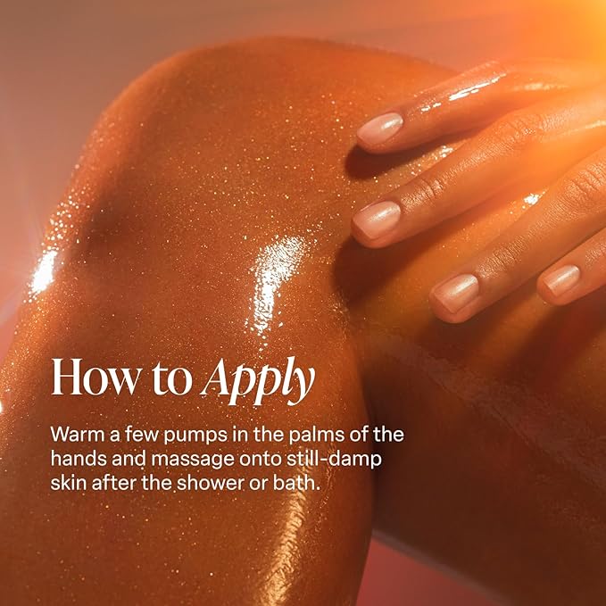 Saltair Shimmering Body Oil - Pink Beach Scented Dry Oil Moisturizer with Light-Reflecting Pearl Pigments. Moisturizing Glow for All Skin Types - 4 Fl Oz-Velvo Beauty