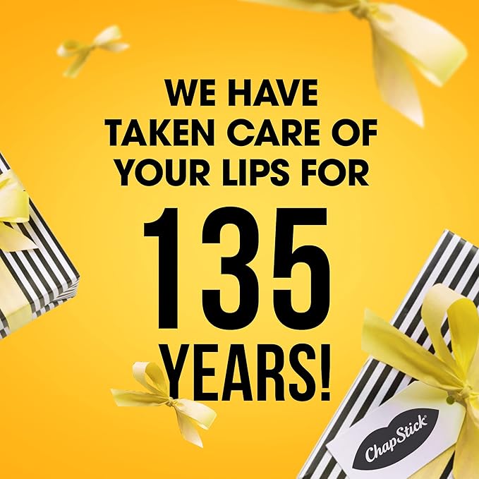 ChapStick Original Lip Balm 4-Pack + 1 Chapstick Moisturizer 2-in-1 Lipcare with SPF 15, 0.15 Oz Ea (5 Piece Set)-Velvo Beauty