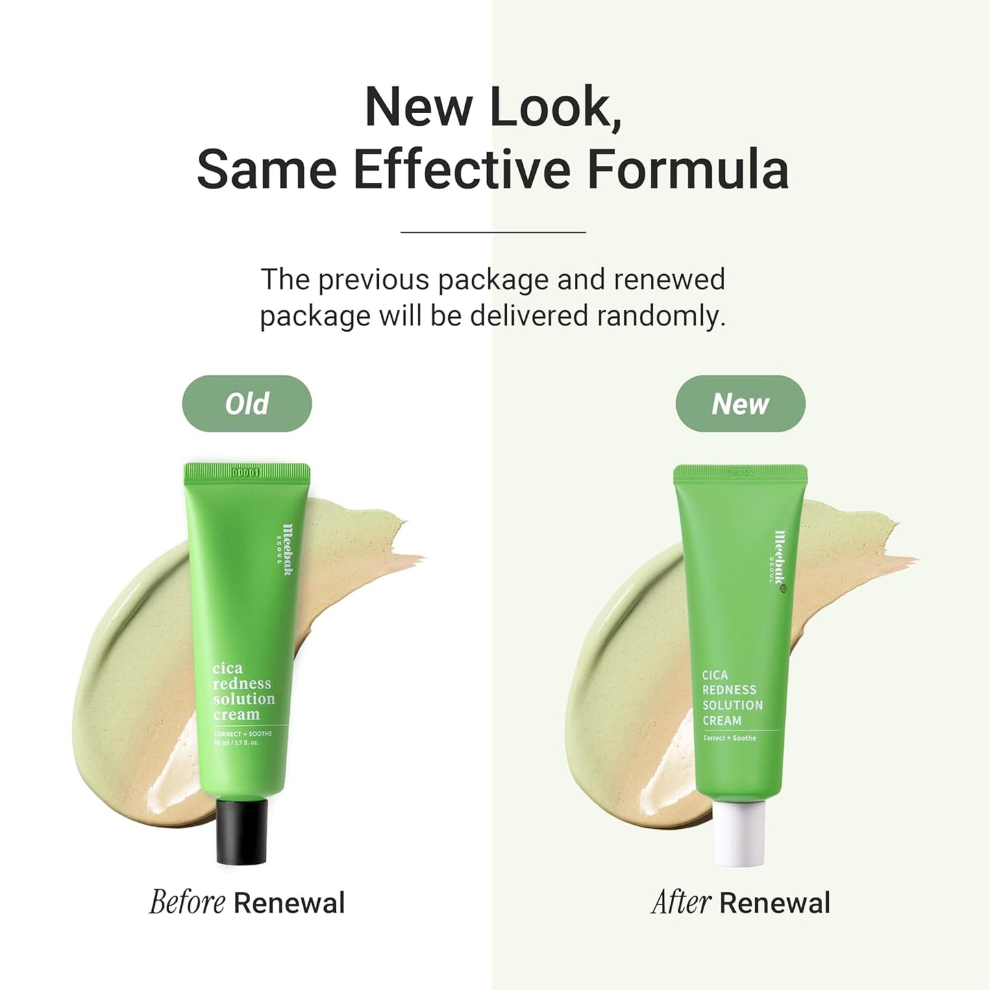 Meebak Cica Redness Solution Cream | Redness Relief for Face | Green Color-Corrector | BB Cream for Sensitive Skin | Green Color Corrector - Fair to Medium Skin-Velvo Beauty