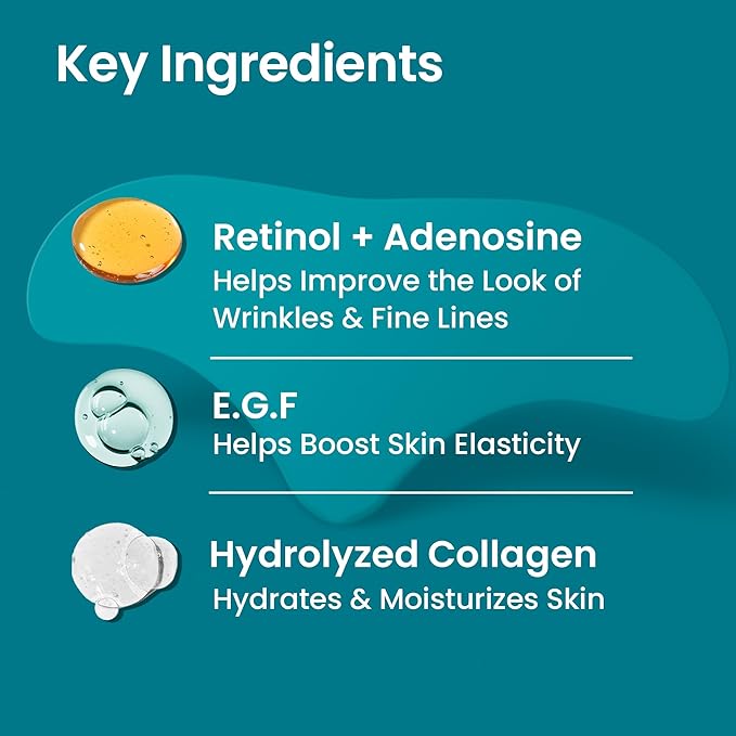 Advanced Wrinkle Patches 60ct Smile Line, Frown Line Wrinkle Patches for Facial Korean Skin Care Face Wrinkle Tape Invisible Overnight with Retinol & Collagen (Large (Forehead))-Velvo Beauty