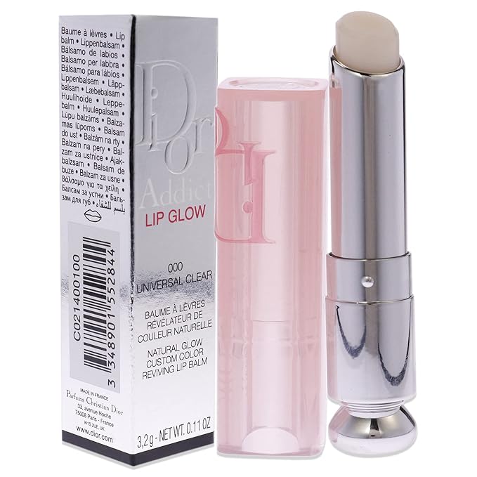 Christian Dior Dior Addict Lip Glow - 000 Universal Clear Women Lip Balm 0.11 oz-Velvo Beauty