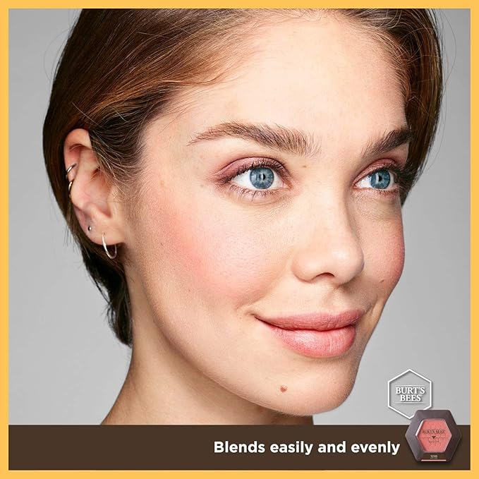 Burt's Bees 100% Natural Origin Blush with Vitamin E, Toasted Cinnamon - 0.19 Ounce-Velvo Beauty