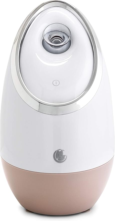 Facial Steamer SPA+ by Microderm GLO - Best Professional Nano Ionic Warm Mist, Home Face Sauna, Portable Humidifier Machine, Deep Clean & Tighten Skin, Daily Hydration for Maximum Serum Absorption-Velvo Beauty
