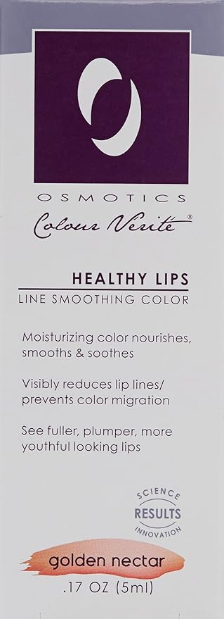 Osmotics Lip Plumper, Best Natural Lip Enhancer, Lip Gloss With Hyaluronic Acid, Hydrating, High Shine, Increase Lip Elasticity, Get Fuller & Hydrated Youthful Sexy Looking Lips - Golden Necter-Velvo Beauty