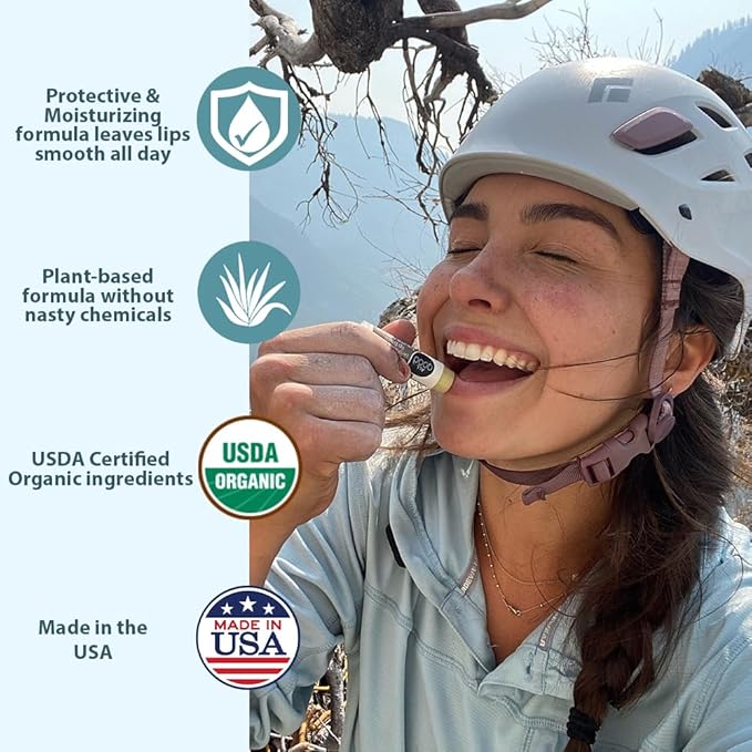 All Good Organic SPF15 Lip Balm - Hydrating Lip Care with Olive Oil, Beeswax, Calendula, Lavender, Vitamin E - Lip Moisturizer with Zinc Oxide Protection - Original, Spearmint & Coconut (6-pack)-Velvo Beauty