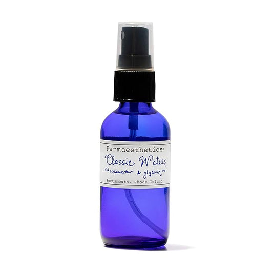 Farmaesthetics Classic Waters Rosewater and Glycerin (2 fl oz) | Ethically Sourced Sustainable Beauty | Clean, All Natural, Small Batch Skincare-Velvo Beauty