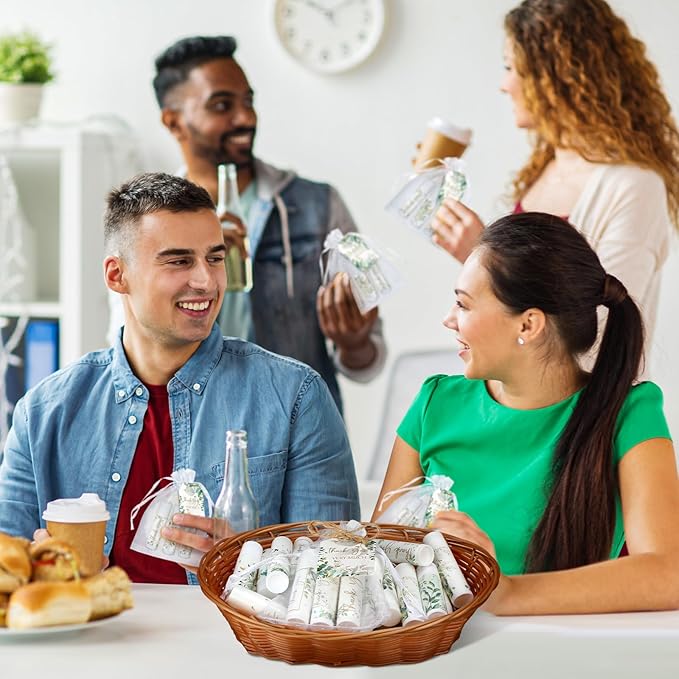 50 Set Employee Appreciation Gifts Bulk Baby Shower Favors Lip Balms Bulk Thank You Gifts Wedding Bridal Shower Bachelorette Gifts Prizes for Guests Women Teacher Coworker Nurse(Eucalyptus)-Velvo Beauty