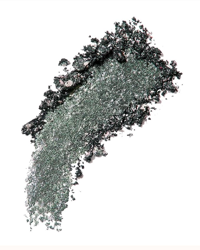 MAKE Beauty Multi-Chromatic Eye Shadow. Metal Reflecting Luminous Foil Finish Creamy, Buildable, Dimensional Long-wear, Crease-proof Powder Eyeshadow, Multichrome Shade - Stardust, Emerald Green-Velvo Beauty