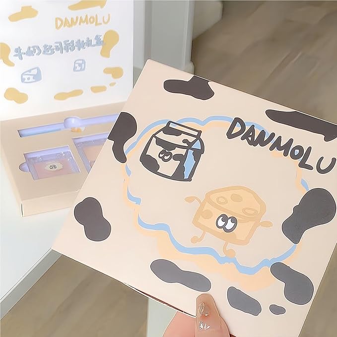 Neutral Eyeshadow Palette Velvet Lip Gloss Natural Glossy Blush Suitable for Beginners and Professionals 3-in-1 Multi-Purpose Makeup Set (1 Box)-Velvo Beauty