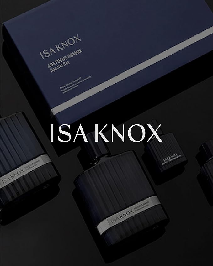 ISA KNOX Age Focus Homme (Face Emulsion, 5.1fl oz) - Hydrating Facial Moisturizer to Soothe and Moisturize Shaving-Irritated Skin for a Refreshing Sensation by LG Beauty. Niacinamide, Adenosine.-Velvo Beauty