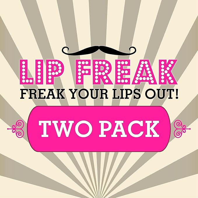 Doctor Lip Bang's BUZZING Lip Balm | Lip Freak| 100% All Natural | Cruelty Free | Bleeding Heart | 2 Pack-Velvo Beauty