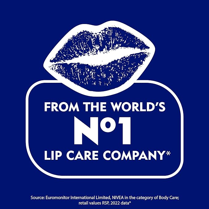 NIVEA Lip Care, Fruity Tinted Lip Balm Variety Pack, Includes Cherry, Strawberry, Blackberry and Watermelon Scents, 0.17 Oz, Pack of 4-Velvo Beauty