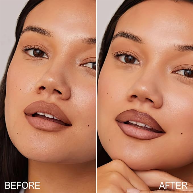 OETUIOW Lip Stain, Lip Liner, Waterproof Moisturizing Long-Lasting, Non-Stick Cup for Women All Skin Types, Nude Color-Velvo Beauty