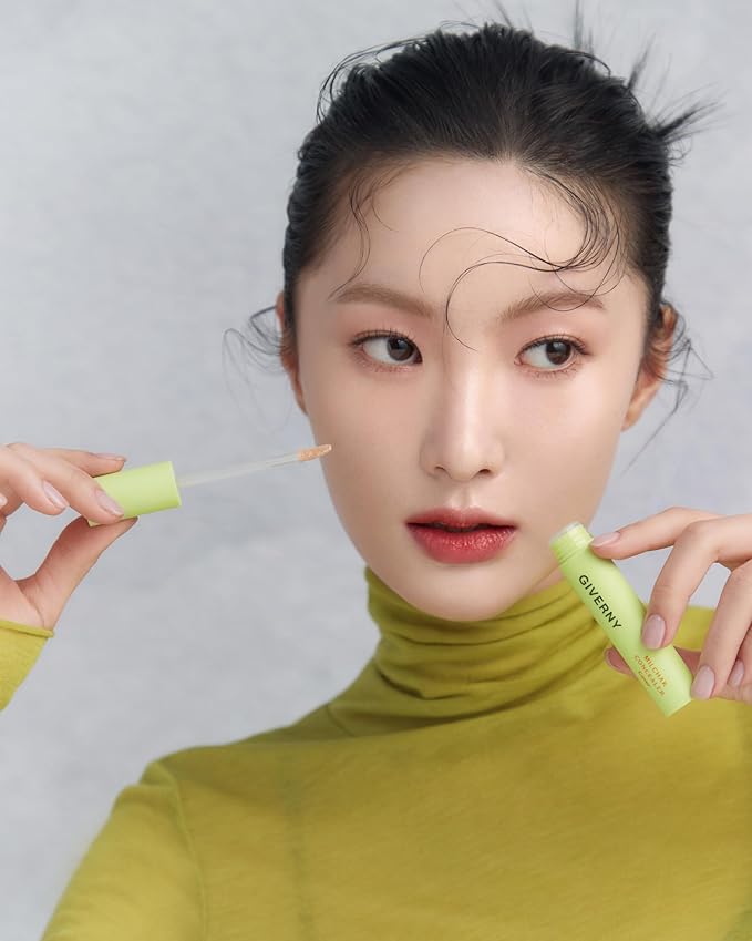 GIVERNY Milchak Cover Concealer - Makeup Blemish & Acne Concealer - For Freckles, Spots & Under Eye Circles - Lightweight and Non-Sticky Foundation Concealer, 0.3oz. (#21 Light beige)-Velvo Beauty