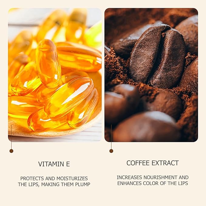 VENZEN Caffeine Moisturizing Tender Lip Cream Elastic Radiant Charm Coffee Lips Care 15g / 0.53oz-Velvo Beauty