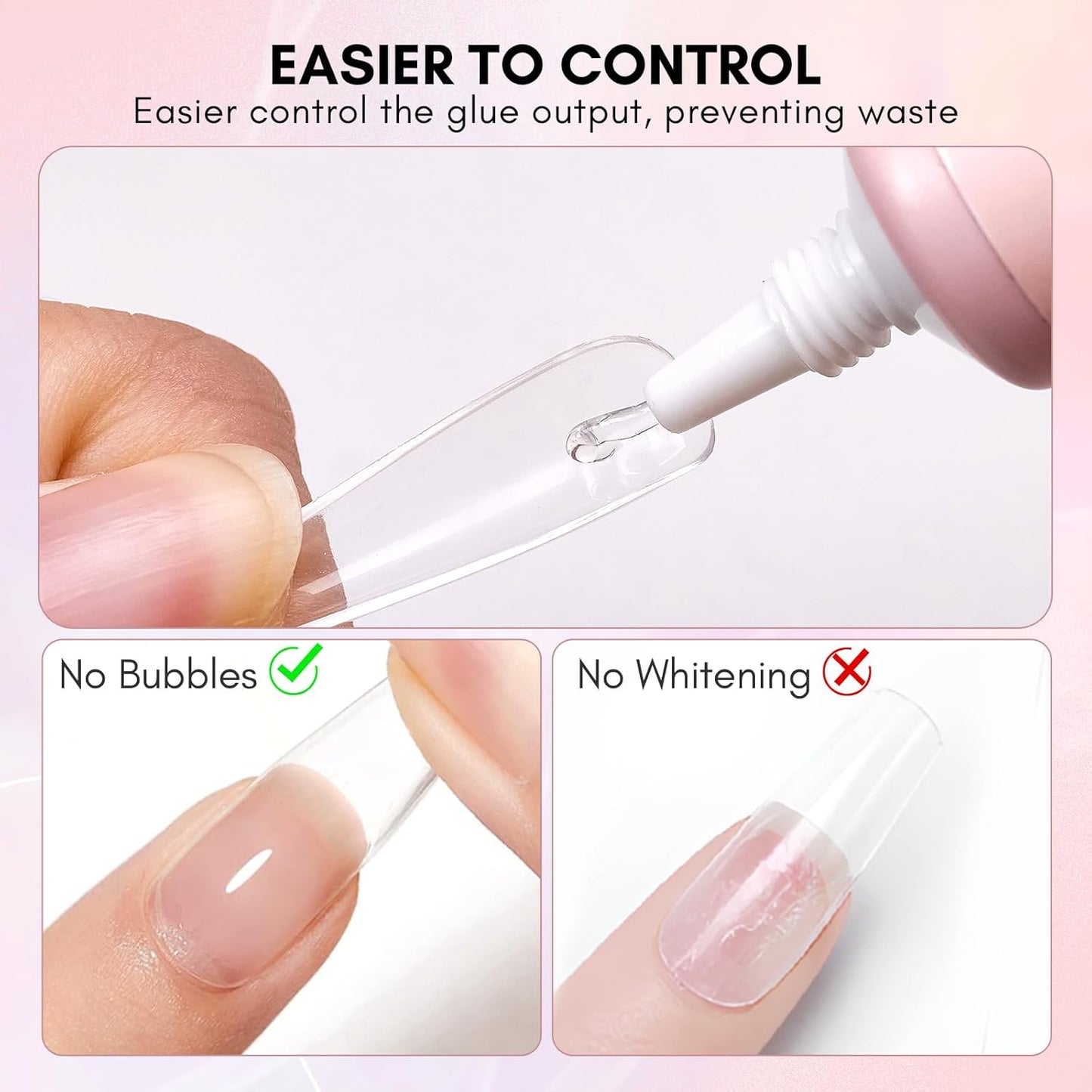 Makartt Gel Nail Glue: Solid Nail Glue for Press On Nails, 15ML 3D Gel UV Lamp Needed, Multifunctional Nails Tools Strong Adhesive Rhinestone Glues Gels for Charms & Gems, Ideal for DIY Home Salon Use-Velvo Beauty