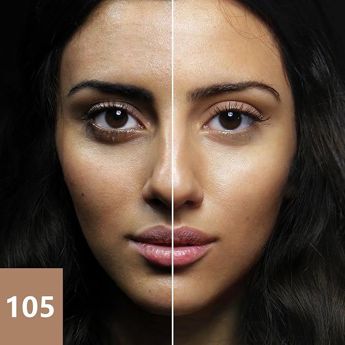 Liquid Foundation Makeup Natural True Skin Tone Full Coverage Concealer Flawless Complexion Blendable Longwear, 105, 1 fl. oz.-Velvo Beauty