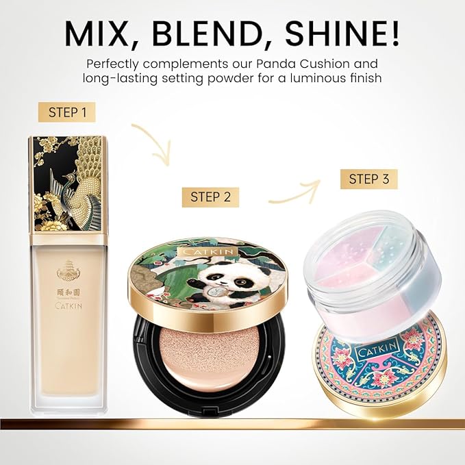 CATKIN Beige Tinted Face Makeup Primer Base Brighten Even Skin Tone Correcting Cream Veil Blur Pores Oil Control Infused with Hyaluronic acid Light Make up for All Skin-Velvo Beauty